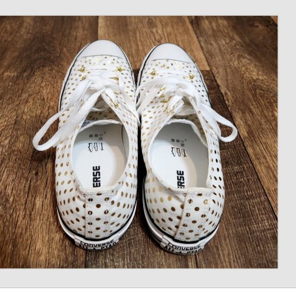 Converse CTAS Polka Dot Low Top Sneakers Shoes - Picture 7 of 12